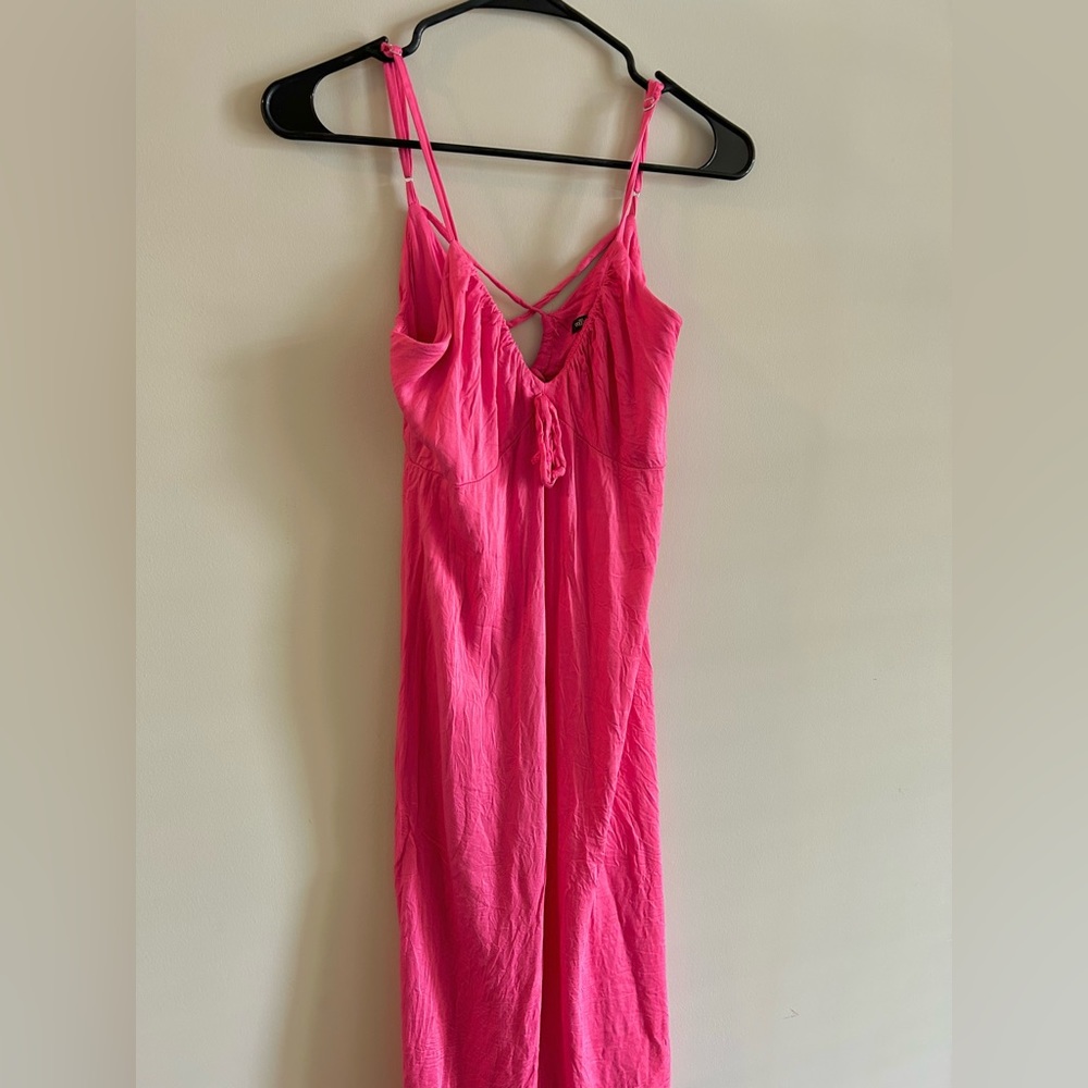 Wild Fable Hot Pink Midi Dress